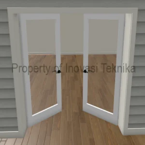 Pintu Swing UPVC 2 Daun